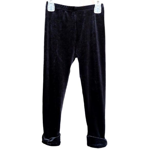 Bottoms The Childrens Place Toddler Girls Velvet Leggings 3t Black Poshmark